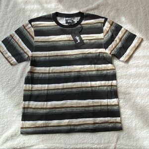 STUSSY painted stripe crew T shirts Men’s M